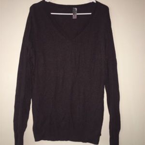 Brown v neck shirt; lightweight; Size XL
